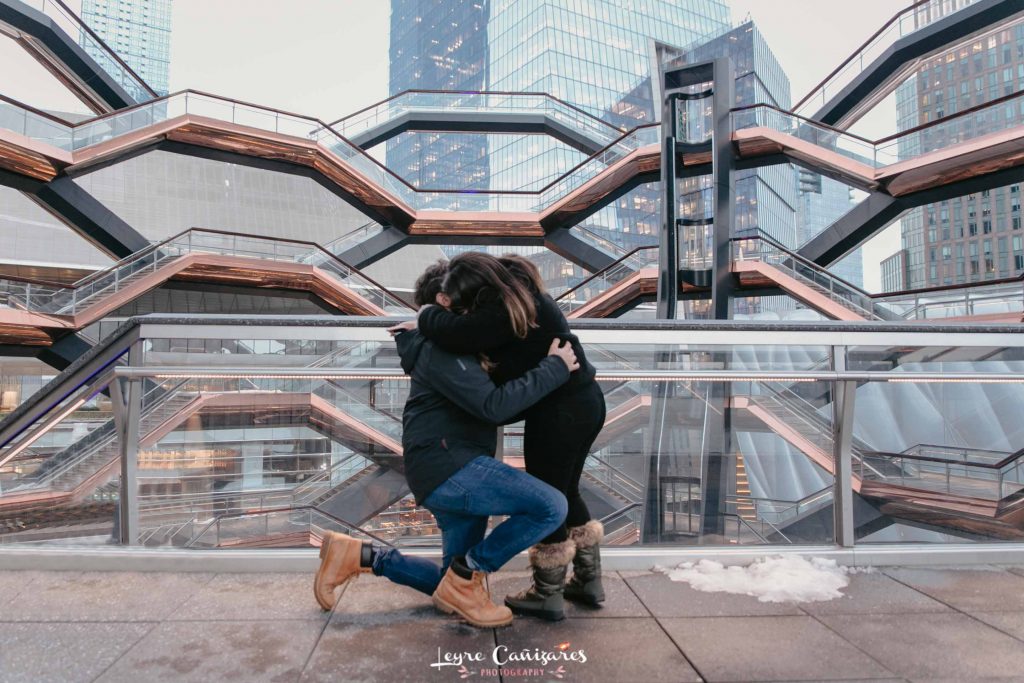 the vessel surprise proposal in nyc