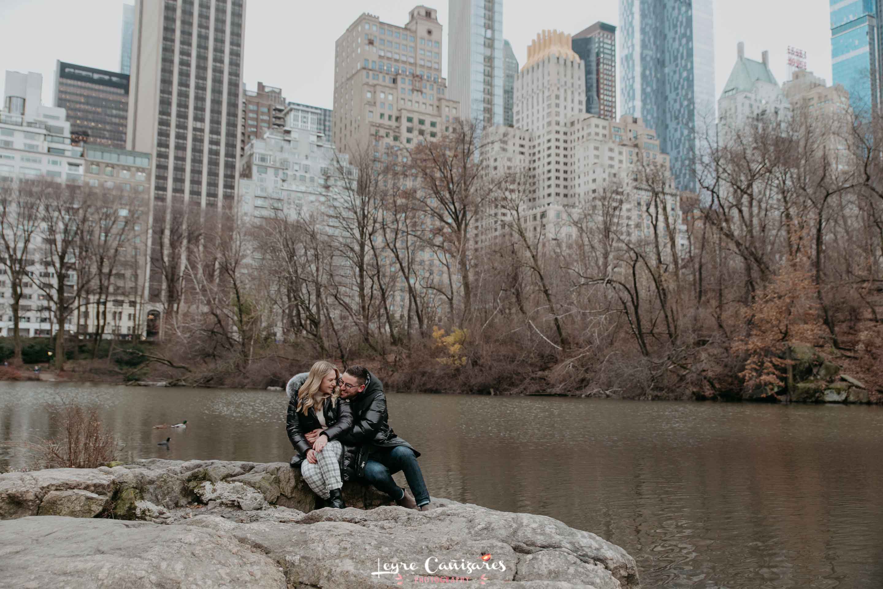surprise proposal photography in central park, nyc