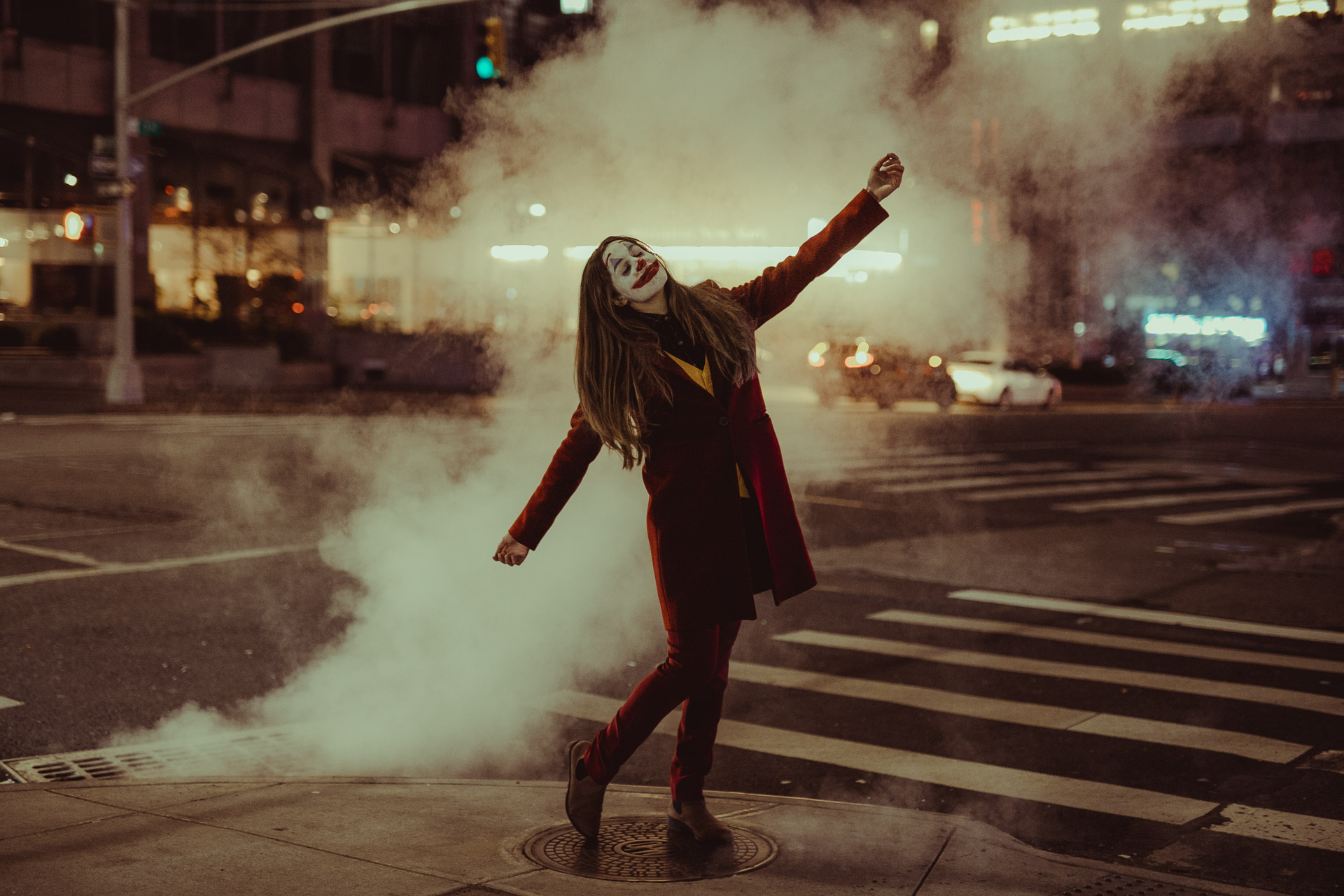 joker photoshoot in new york city
