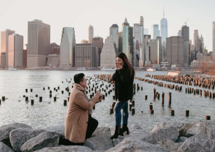 surprise proposal in new york city