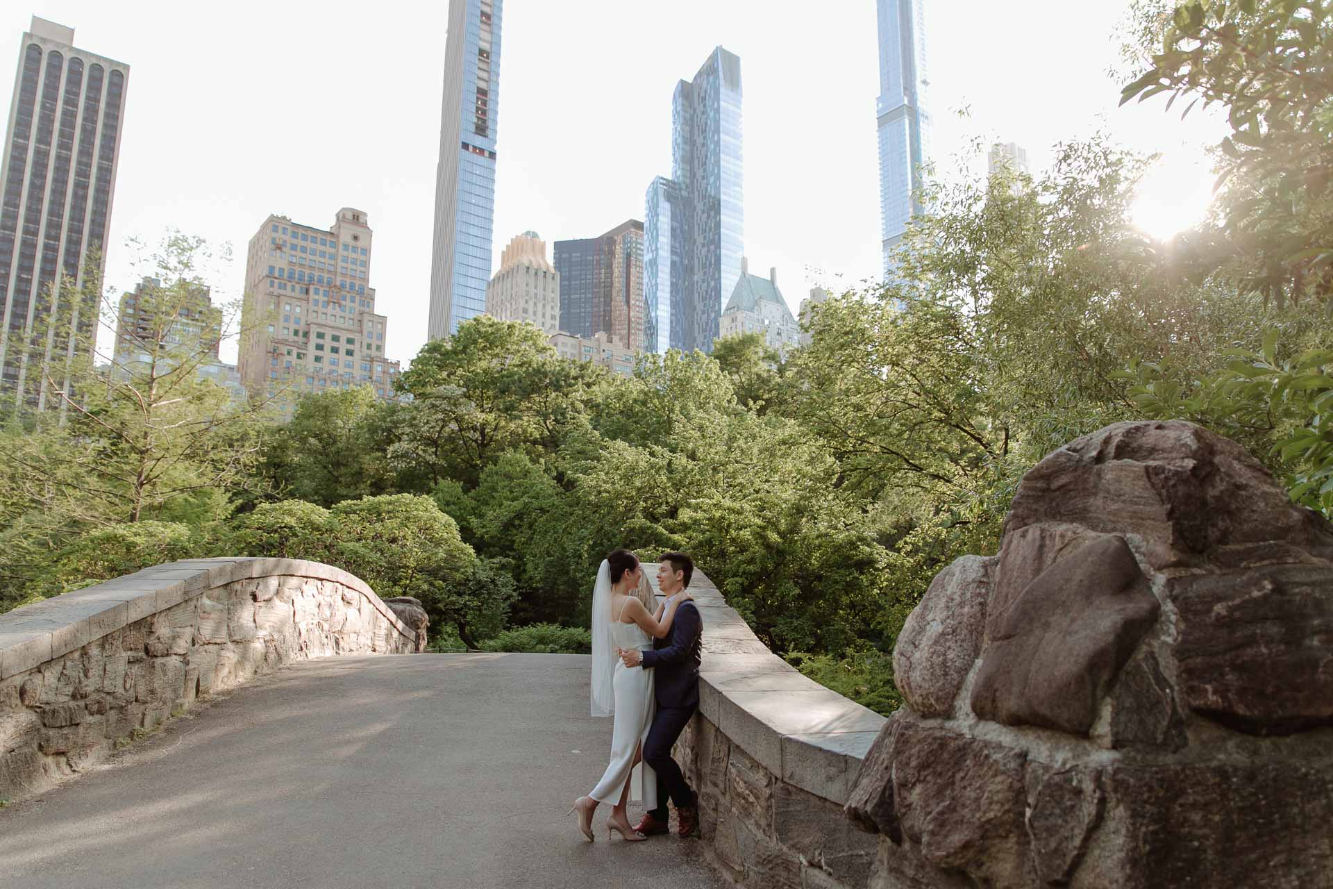 intimate wedding in central park