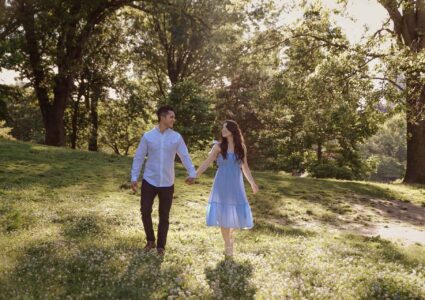 central park photoshoot with a professional photographer