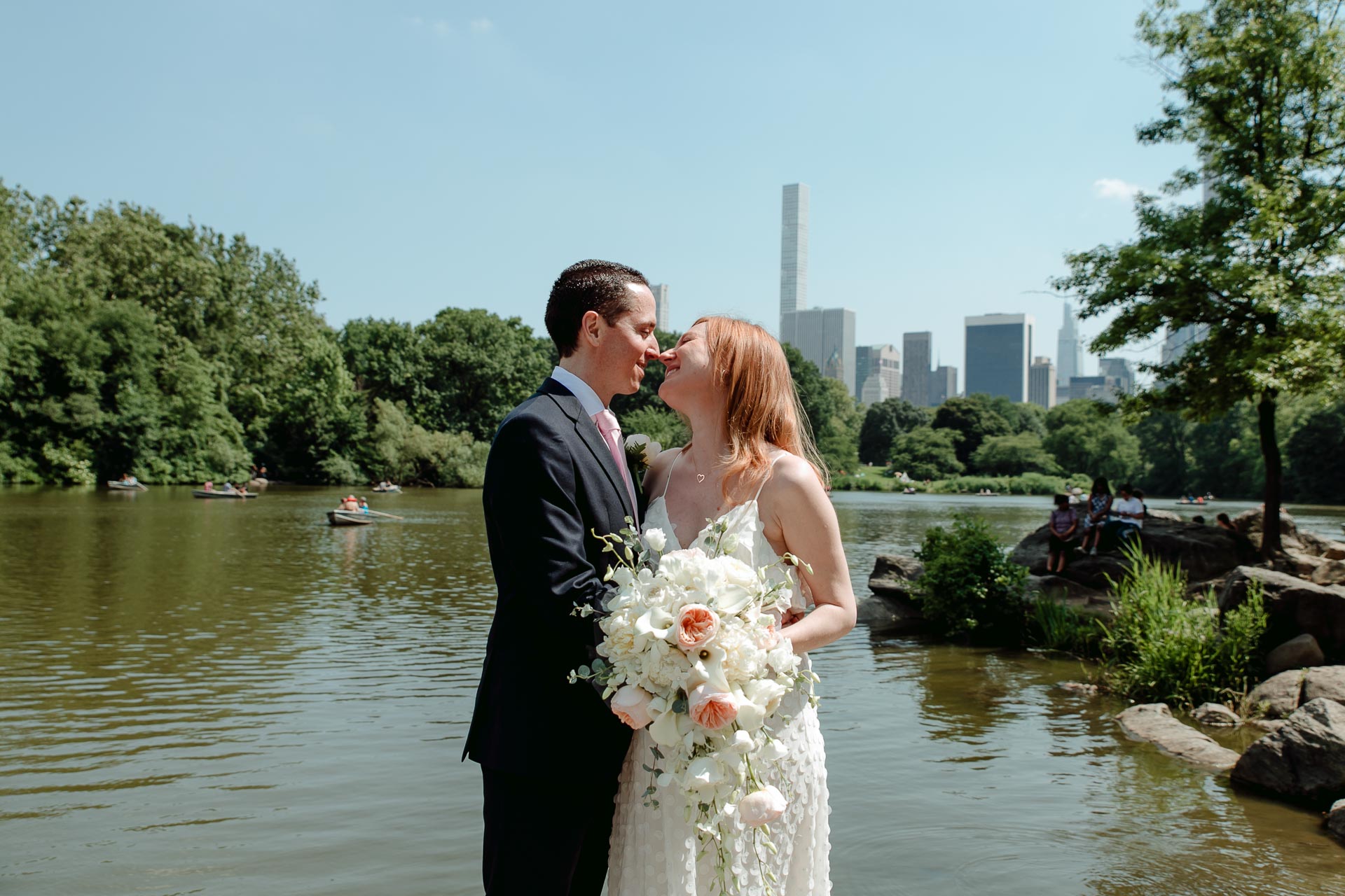 wedding at the Ladies Pavilion at central park