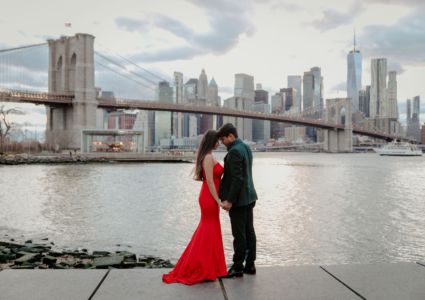 dumbo park engagement photoshoot, new york