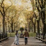 central park autumn couple photo session