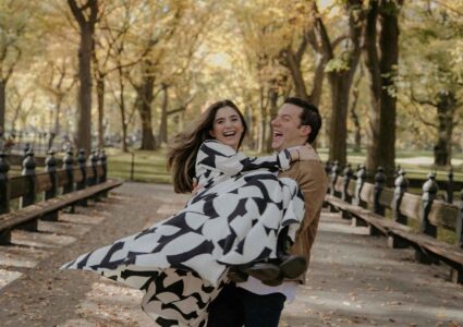 proposal photoshoot in central park