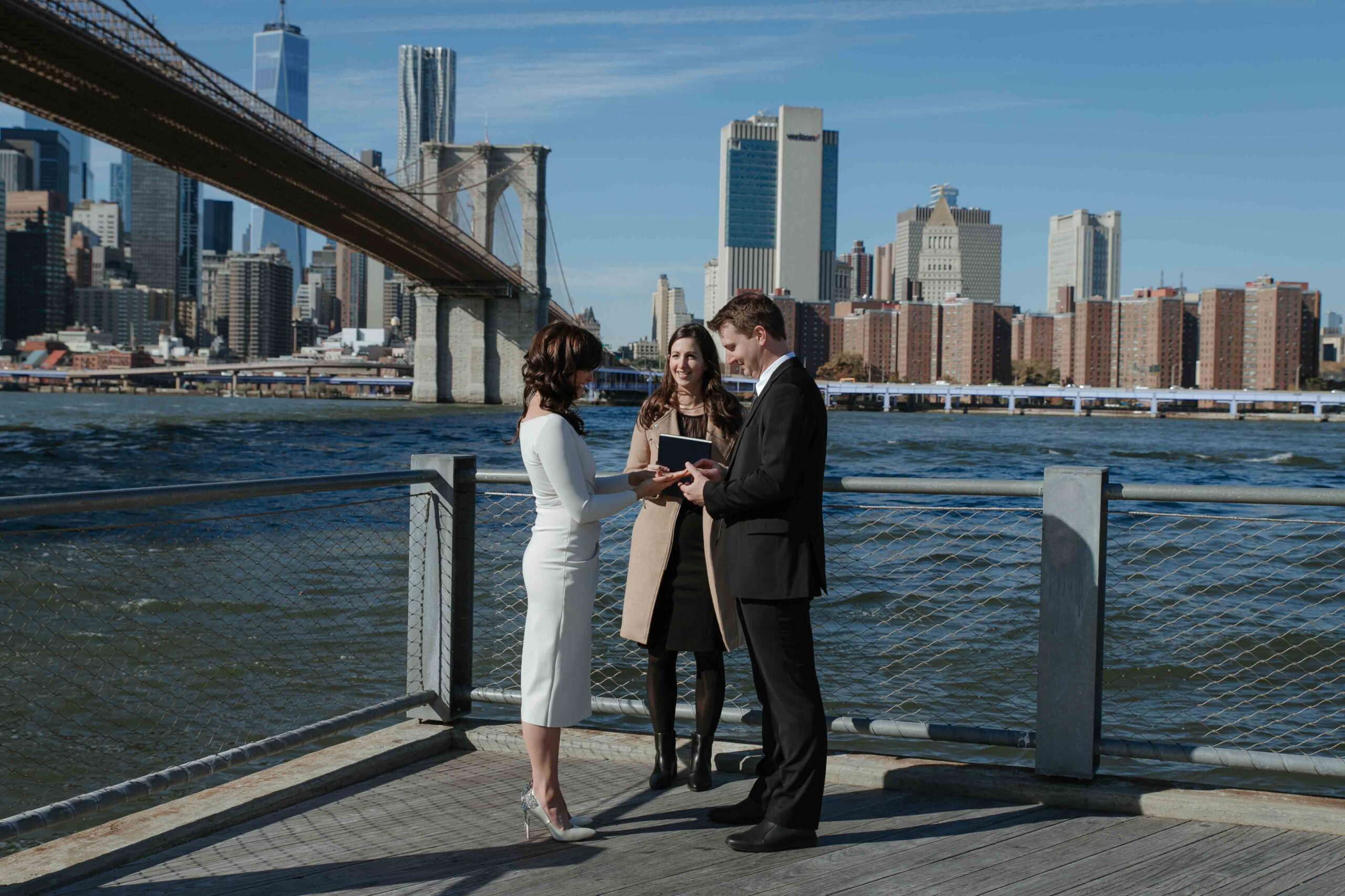 private ceremony elopement dumbo park nyc dumbo park elopement photography